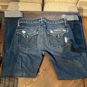 Women’s Hudson cropped Blue Jeans